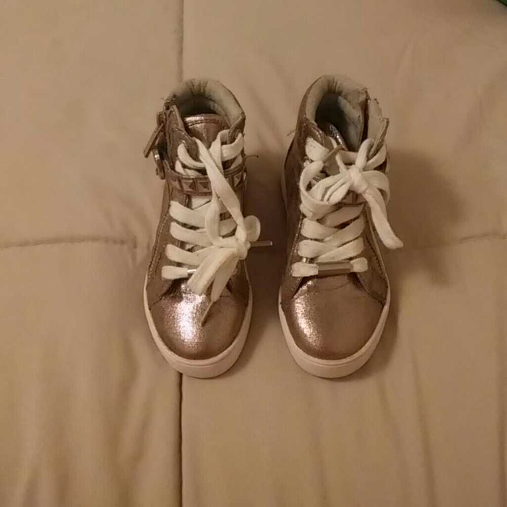 Michael Kors TODDLER metallic sneakers